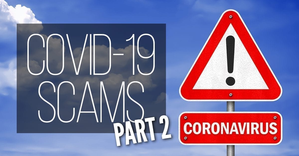 COVID-19 Stimulus Payment Scams - PART 2