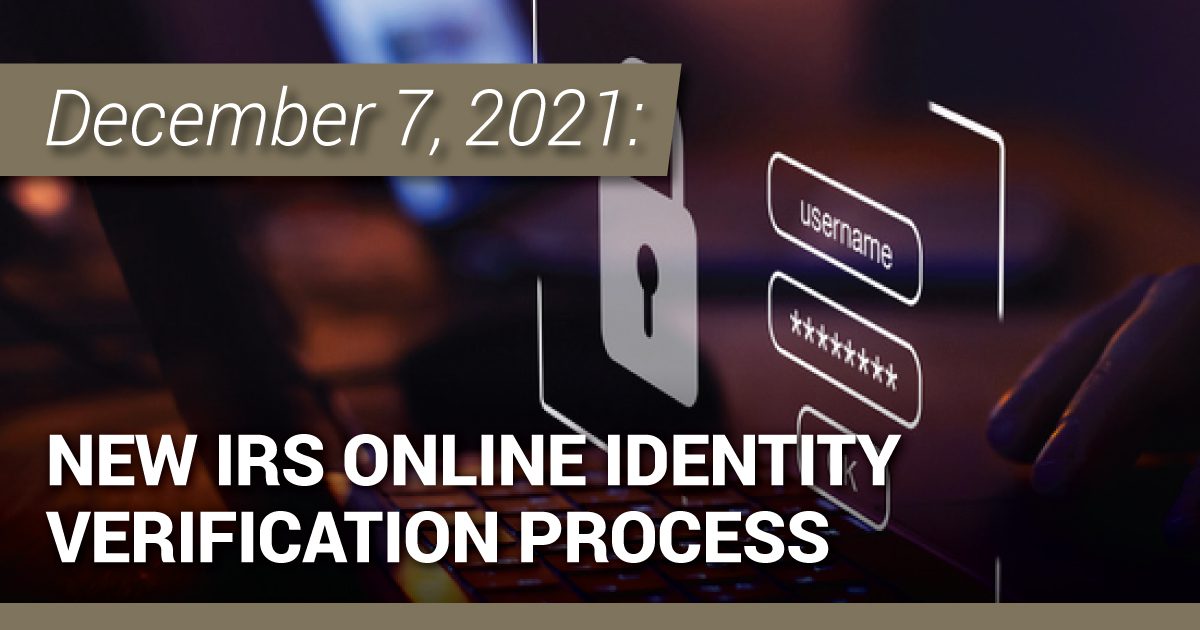New IRS Online Identity Verification Process